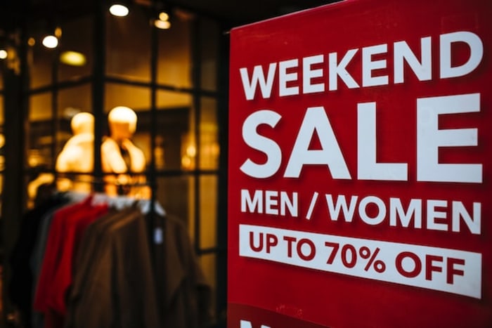 70% weekend sale for both man and woman